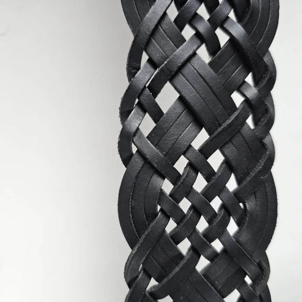 ☆ BANANA REPUBLIC Wide Braided Belt, S